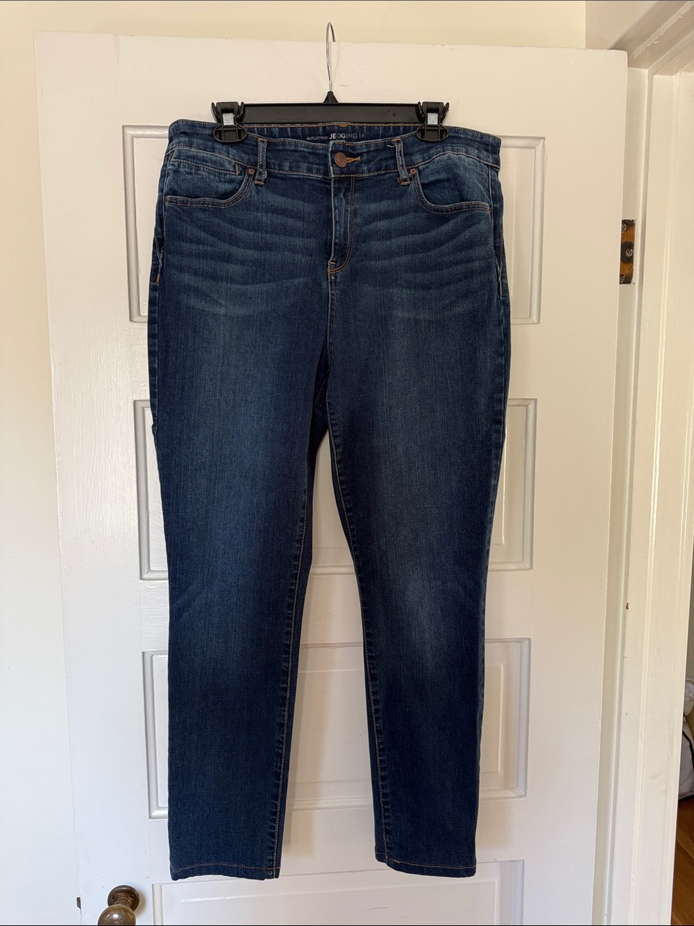 Chico's ‘The Platinum’ Jegging Dark Blue Skinny Stretch Jeans